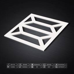 Geometric Square Decor Panel - Wall Panels Diy Art Large Art, Minimalist Modern Skugsq3Dp - thumbnail 3