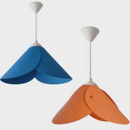 Modern Floral PVC Pendant Lampshade, Contemporary Diy Ceiling Light Cover - thumbnail 2