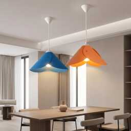 Modern Floral PVC Pendant Lampshade, Contemporary Diy Ceiling Light Cover