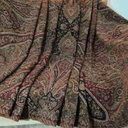Luxury Boiled Pure Merino Wool Reversible Sofa Or Bed Throws - Ultimate Comfort & Style- Classic Indian Abstract Print - thumbnail 3