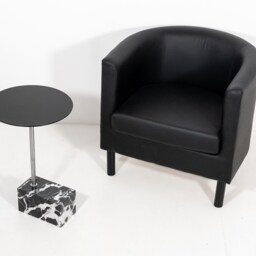 Side Table Marble Black Marquinia - In - thumbnail 3