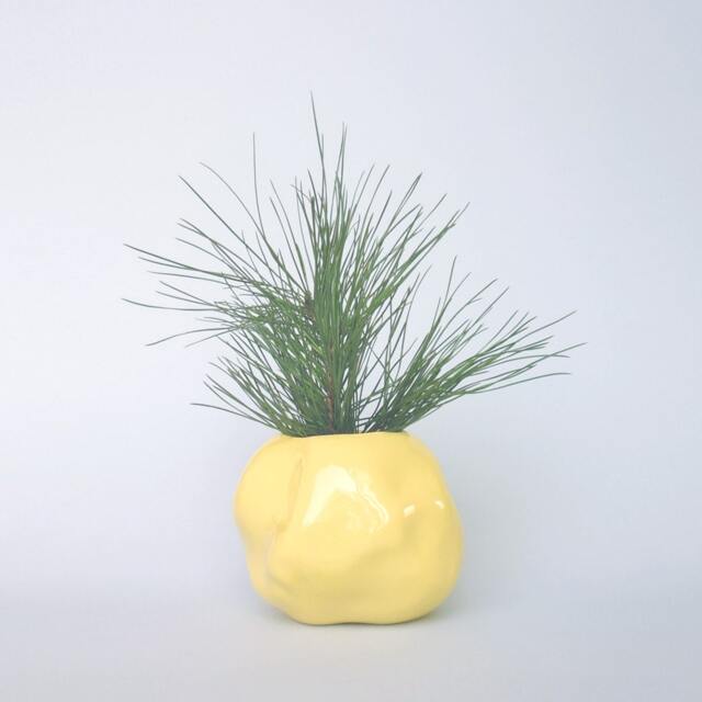 Ceramic Vase, Flower Handmade Ceramic, Special Gift, Enamel Pot Pen Holder, Tray, Balloon, Big Head - image 1
