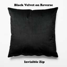 "Vintage Pink Flamingo Cushion Velvet 45cm X - 18"" 18" - thumbnail 3