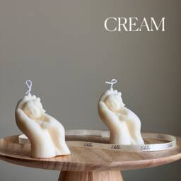 Handmade Baby in Hand Soy Wax Candle Mother's Love Gift - thumbnail 3