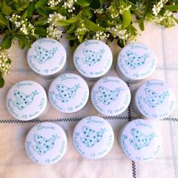 Baptism Favor Box Or Small Jewelry For A Baptism Communion Medal - thumbnail 2