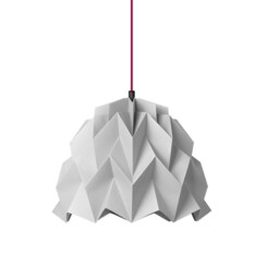 Origami Lampshade Viridian Green Paper Lamp, Kids Room Decor - thumbnail 2