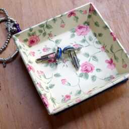 Rosebud Trinket Tray Handmade Jewellery Dish, Home D??cor - thumbnail 2