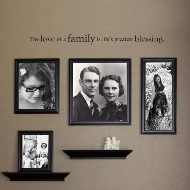 Family Blessing Wall Decal Heartfelt Home Decor - image 1