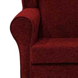 Ruby Swirl Wingback Armchair Fontana Upholstered High Back Chair - thumbnail 3