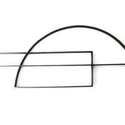 Large Sculptural Metal Wall Art - thumbnail 2