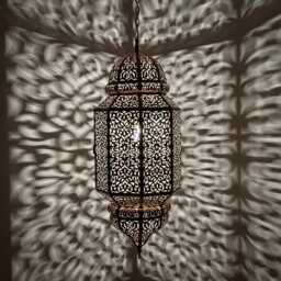 Moroccan Brass Lantern - An Artisanal Pendant Lamp Masterpiece For Your Home Deco, Handmade Ceiling Light, Light
