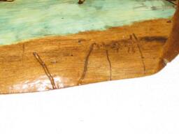 Handmade Wall Art Frog On Paulownia Wood - thumbnail 4