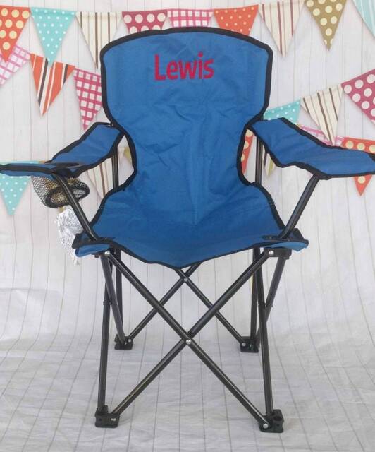 Personalized Camping Gift Kids - Monogrammed Todder Chair Childrens Sports Outdoor - image 1