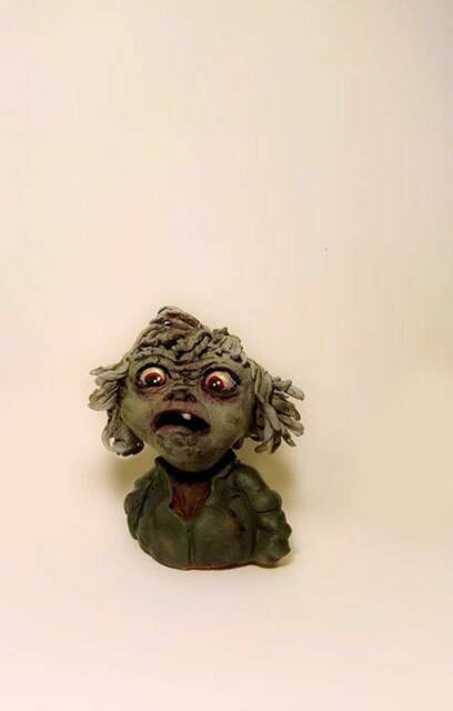 Labyrinth - Goblin.handmade Polymer Clay Action Figure. Unique Collectible