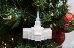 Houston, Tx Temple Christmas Ornament - Made To Order