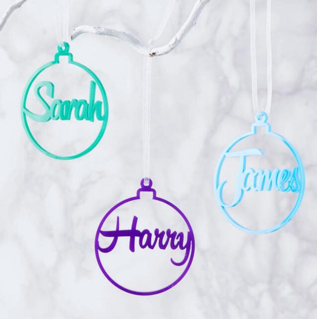 Personalised Bauble Christmas Decoration - image 1