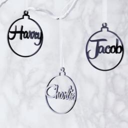 Personalised Bauble Christmas Decoration - thumbnail 4