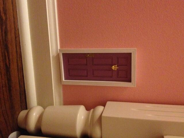 Wooden Tooth Fairy Door Ready-To-Mount - image 1