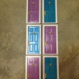 Wooden Tooth Fairy Door Ready-To-Mount - thumbnail 2