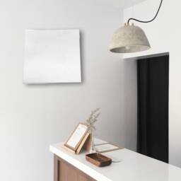 Square Shaped Mirrors With White Backing & Hooks, Bespoke Shapes Made, Engraving Services - thumbnail 3