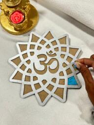 Rangoli Stencils, For Colours, Diwali Diya, Template, Kids Arts & Craft Reusable Stencils, Eco-Friendly, Mess-Free - thumbnail 1