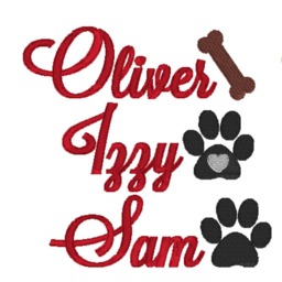 Personalized Christmas Stockings - Red Name Embroidered Traditional - thumbnail 4