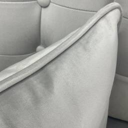 "Monogram Cushion, Personalised Initials Cushion - Pillow , Embroidered Bolster 12"" X 20" - thumbnail 3