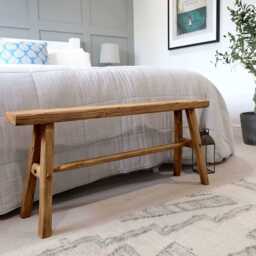 Reclaimed Wooden Bench - Rustic Driftwood Timber - Ben Simpson Furniture - thumbnail 1
