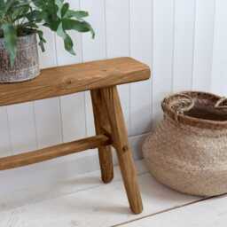 Reclaimed Wooden Bench - Rustic Driftwood Timber - Ben Simpson Furniture - thumbnail 2