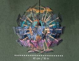 Butterfly Lampshade Diy Kit. Kids Lamp Pendant, Girl Nursery Decor