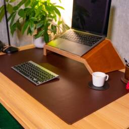 Milwaukee Leather Desk Pad Minimalist Table Protector Mat - thumbnail 3