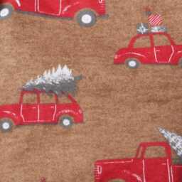 Red & White Fluffy Vintage Chenille Christmas Stocking With Matching Trim - Wedding Ring, Flower - thumbnail 4