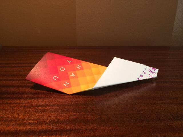 Thank You Note Turkey
