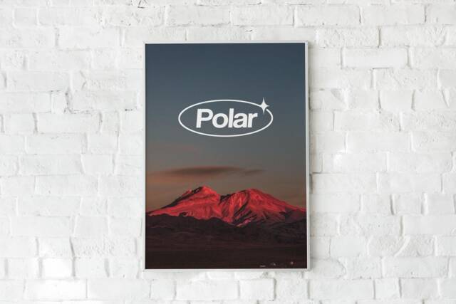Mountain Poster/Print For Room Wall Art, Aesthetic Art Trendy Poster Design, Bedroom Or Kitchen, Brand [Polar Posters] - image 1