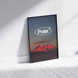 Mountain Poster/Print For Room Wall Art, Aesthetic Art Trendy Poster Design, Bedroom Or Kitchen, Brand [Polar Posters] - thumbnail 2