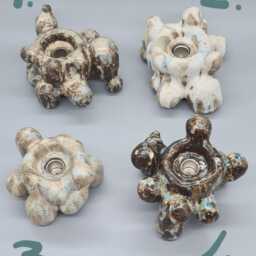 Ceramic Candle Holder, Modern Candlestick - thumbnail 2