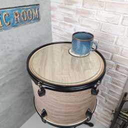 Real Drum Table - Wood Grain 13 - thumbnail 2