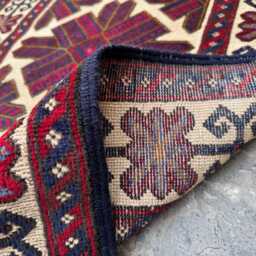 Modern 2'7x11 Afghan Runner Rug - Hand-Knotted Wool Tribal , Boho Oriental Cozy Floral Design Kitchen Hallway - thumbnail 4