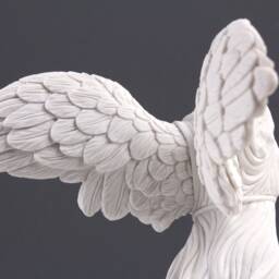 Nike Statue - Goddes Of Victory - 18 cm/7.1 Inch Perfect Mom Gift Home Decor Handmade in Europe White The Ancient - thumbnail 3
