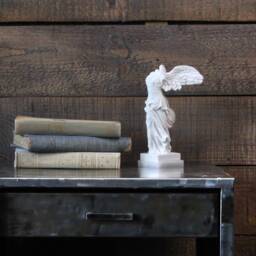 Nike Statue - Goddes Of Victory - 18 cm/7.1 Inch Perfect Mom Gift Home Decor Handmade in Europe White The Ancient - thumbnail 2