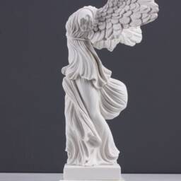 Nike Statue - Goddes Of Victory - 18 cm/7.1 Inch Perfect Mom Gift Home Decor Handmade in Europe White The Ancient - thumbnail 4