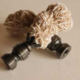 Desert Rose Lamp Finials in Sand & Brown - A Single Finial Or Matching Pair - thumbnail 3