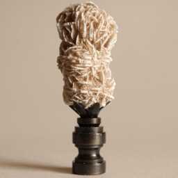 Desert Rose Lamp Finials in Sand & Brown - A Single Finial Or Matching Pair - thumbnail 2