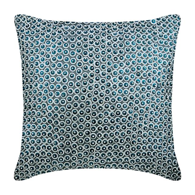 "Decorative Midnight Blue Cushion Case 16""x16" - image 1