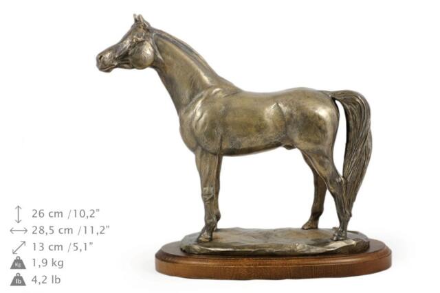 Arabian Horse, Horse Wooden Base Statue, Limited Edition, Artdog - image 1