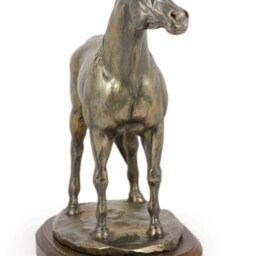 Arabian Horse, Horse Wooden Base Statue, Limited Edition, Artdog - thumbnail 2
