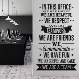 In This Office Wall Decal - Motivational Office Decor Art For Work Spaces - thumbnail 1