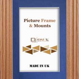 Swept Oak Photo Frame With Mount/A2 For A3 Print A4 A5 A6 Wide Picture Poster With Mounts - thumbnail 3