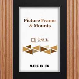 Swept Oak Photo Frame With Mount/A2 For A3 Print A4 A5 A6 Wide Picture Poster With Mounts - thumbnail 2