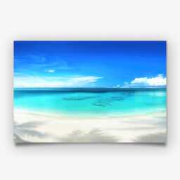 Turquoise Ocean Print - Beach Photography Wall Art Relaxed Seaside Decor - thumbnail 3